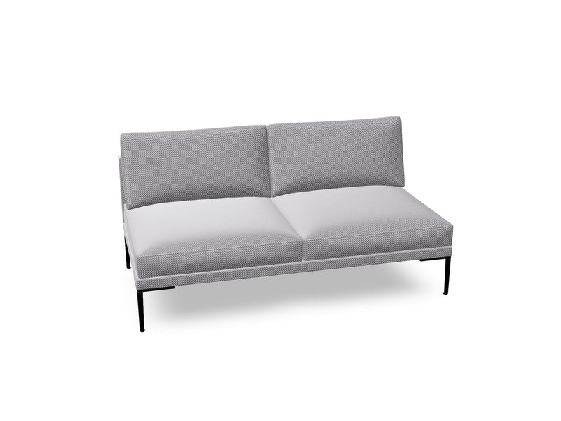 Steeve Two Seat Sofa Without Arms Sofa Arper 