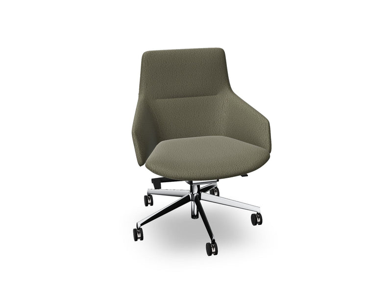 Aston Conference Syncro Five Way Star Base Armchair task chair Arper 