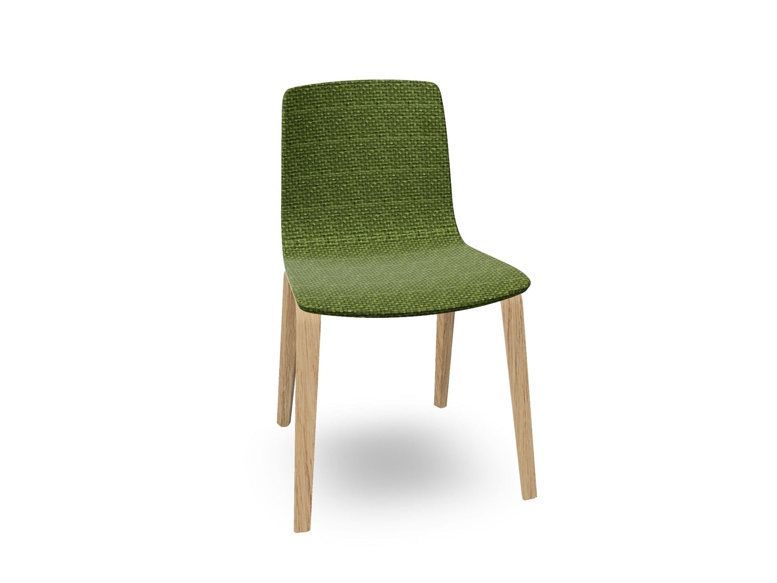 Aava 02-4 Wood Legs Chair With Fully Upholstered Chairs Arper 