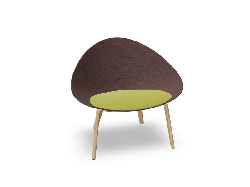 Adell 4 Leg Wood Lounge Chair lounge chair Arper 