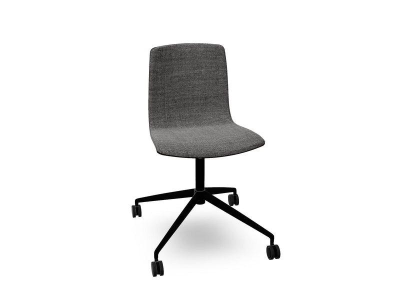 Aava 02 Fixed Trestle Base Wood Chair With Front Upholstery Chairs Arper 