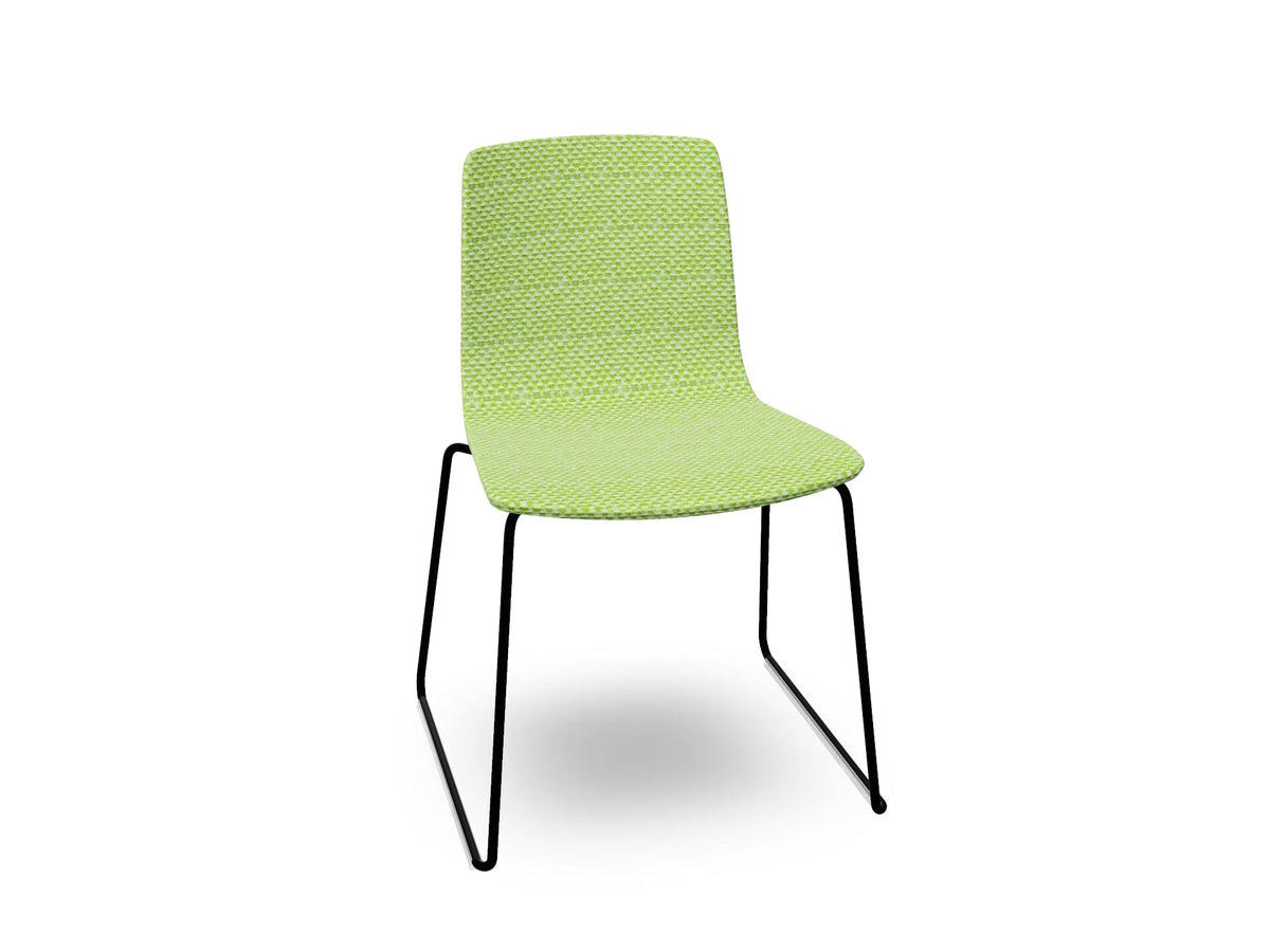 Aava 02 Sled Base Chair With Fully Upholstered Chairs Arper 