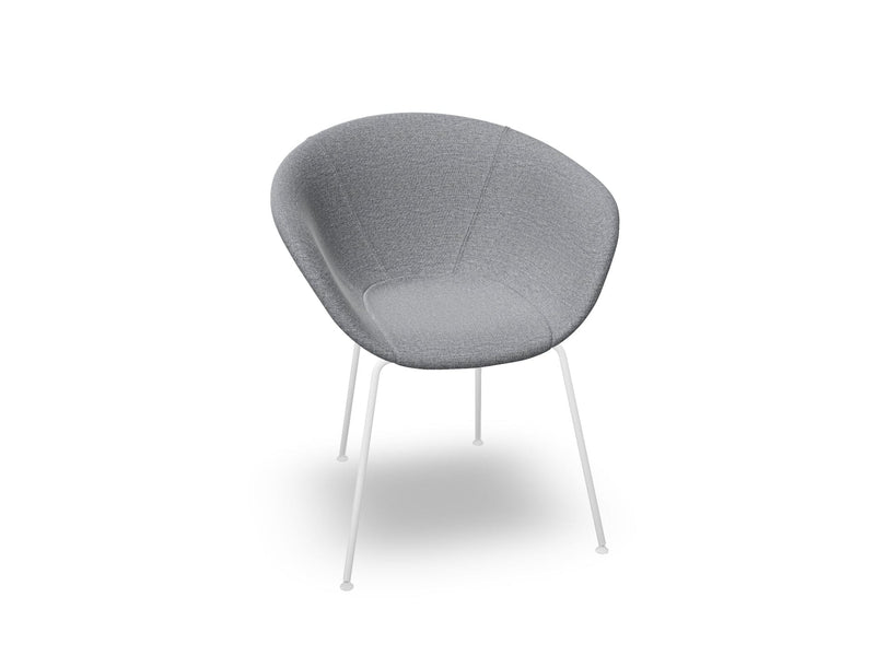 Duna 02 Four Leg Chair Fully Upholstered Chairs Arper 