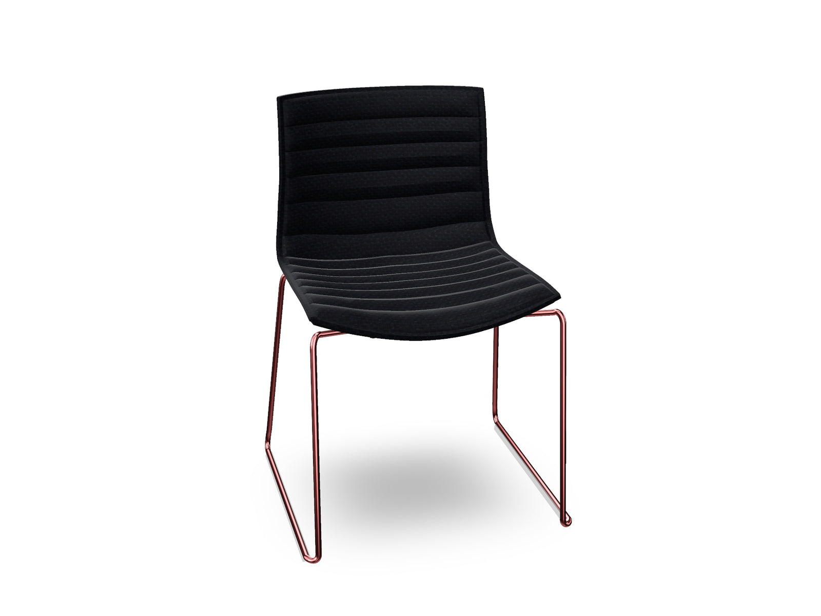 Catifa 46 Sled Base With Fully Upholstered