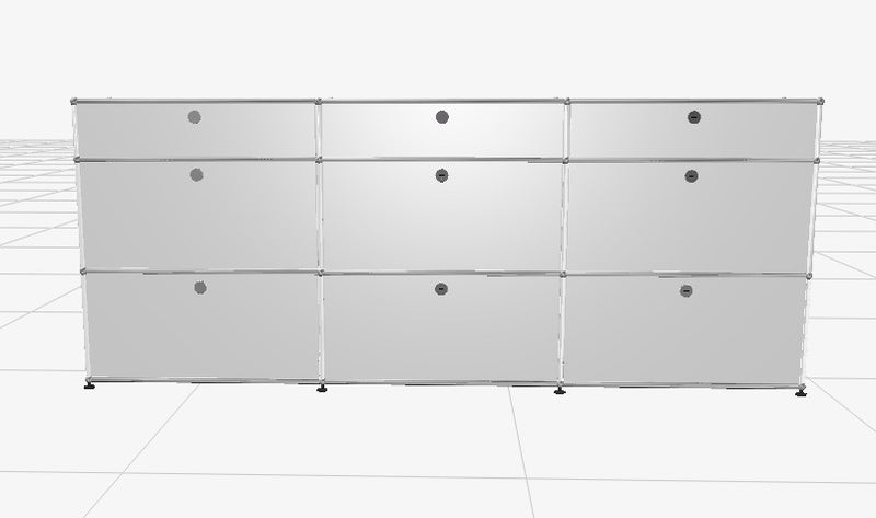 Custom USM Unit -  Chanmi Park 36.02"x 88.58" - PURE WHITE