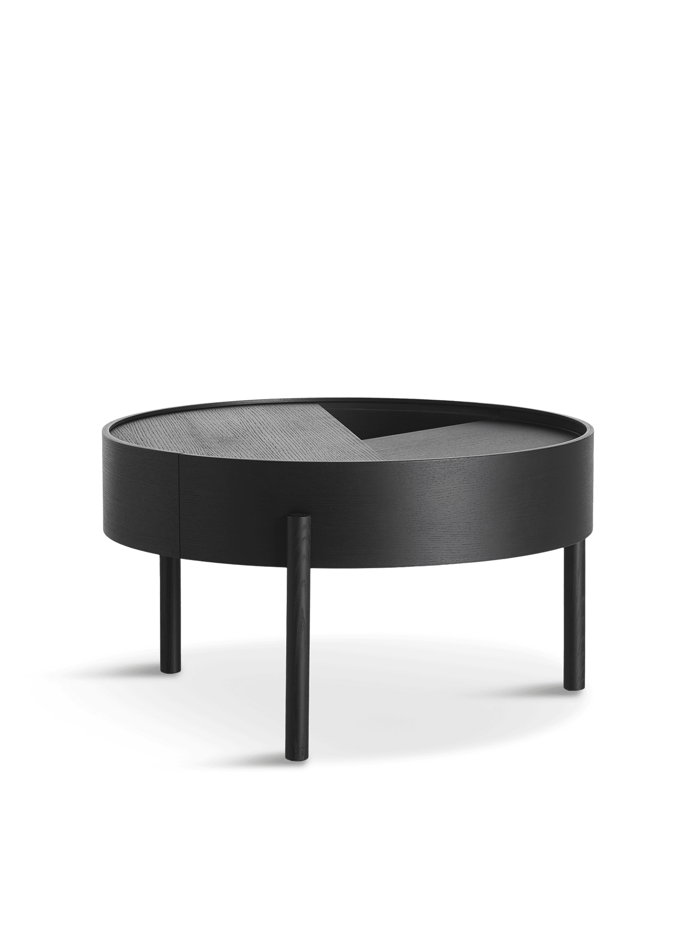 Arc Coffee Table Coffee table Woud Small Black Painted Ash 