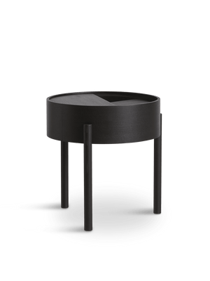 Arc Side Table side/end table Woud Black Pigmented Ash 
