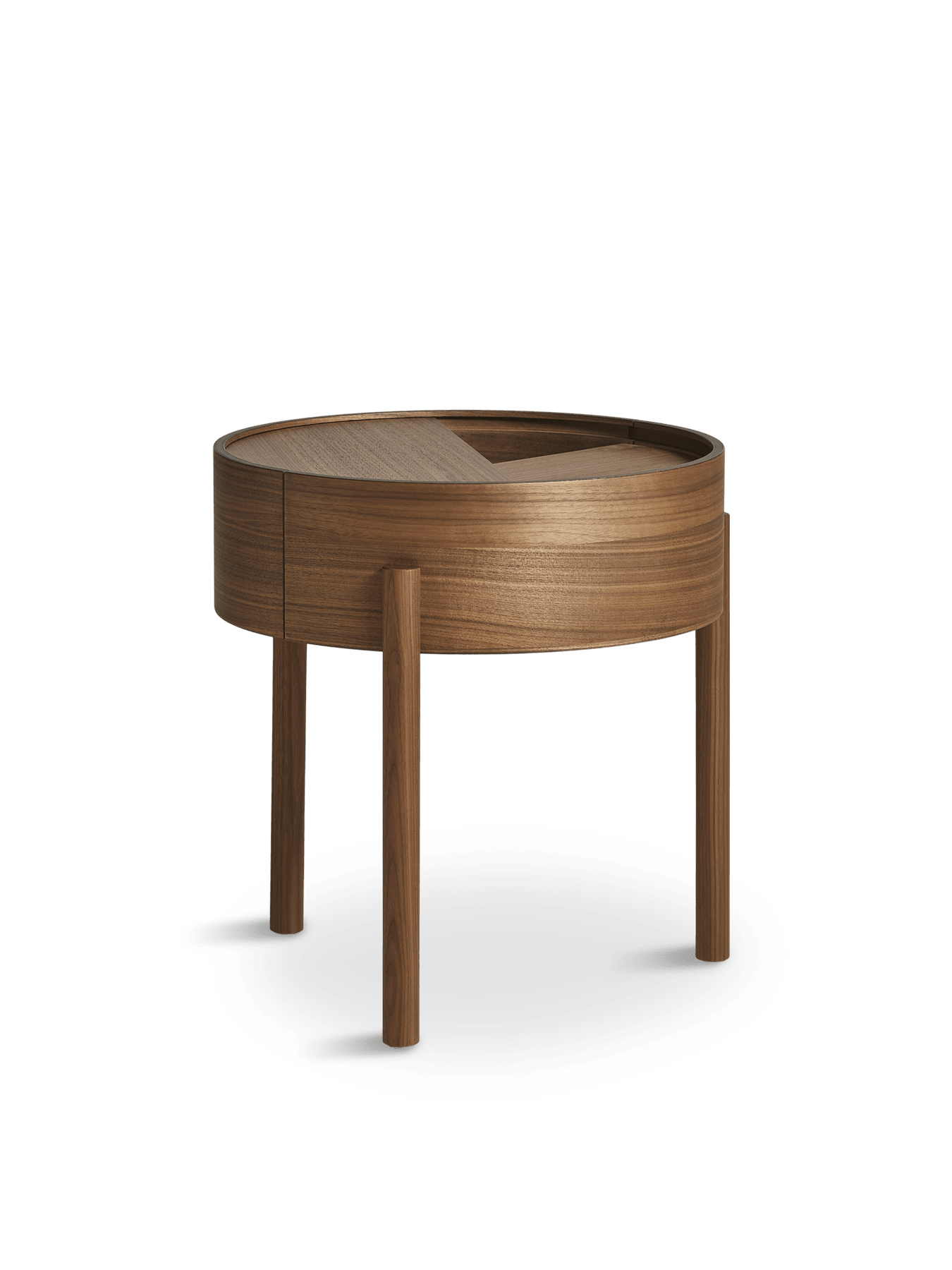 Arc Side Table side/end table Woud Walnut 