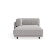 Sunday Chaise Chaise Longue BluDot Left Arm Agnew Grey 