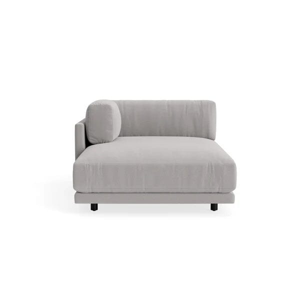 Sunday Chaise Chaise Longue BluDot Left Arm Agnew Grey 