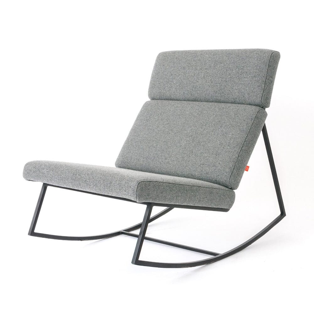 GT Rocker rocking chairs Gus Modern Andorra Pewter/ Black 