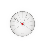 Arne Jacobsen Bankers Barometer in White, front view