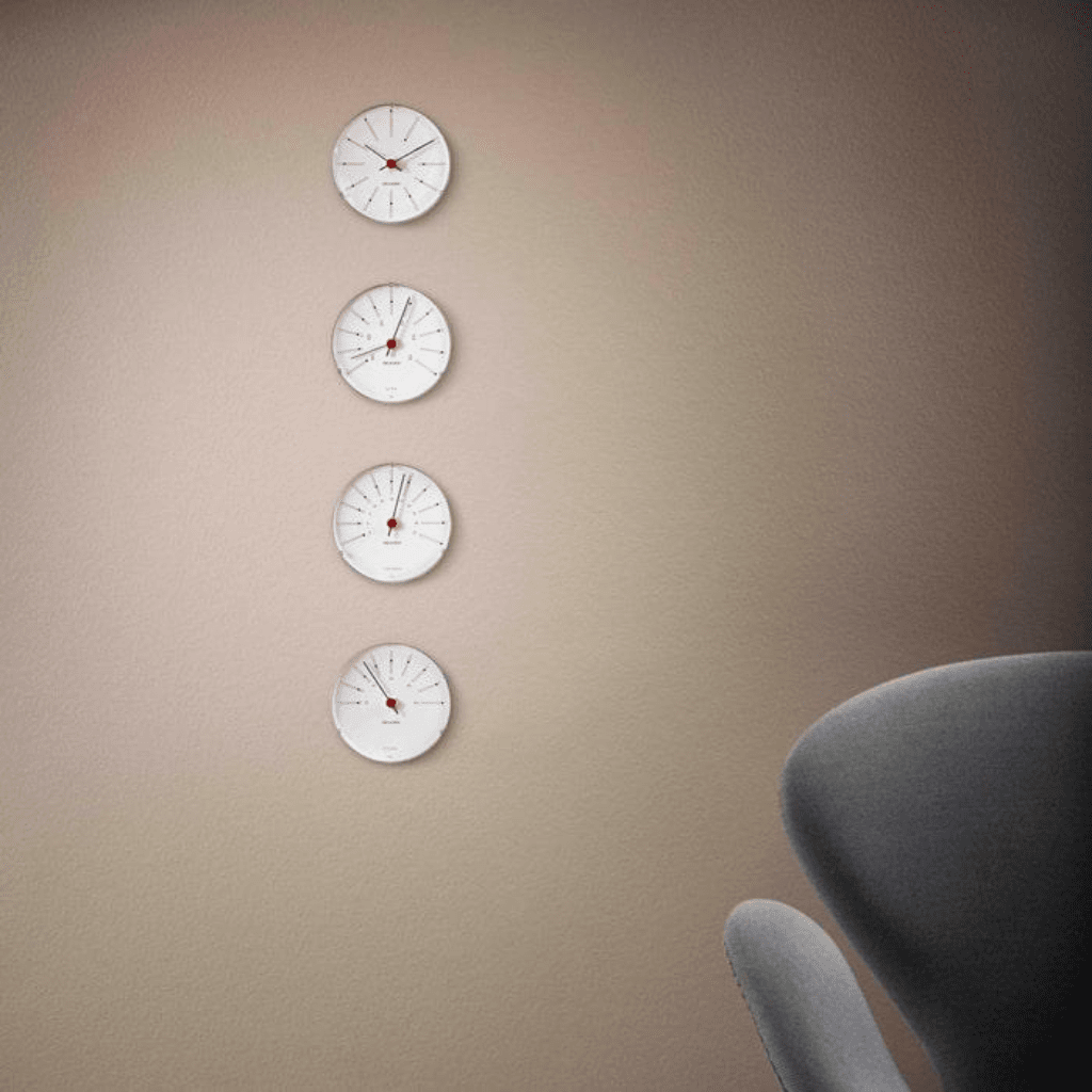 Bankers Clock, 4.7&quot; Decor Arne Jacobsen 