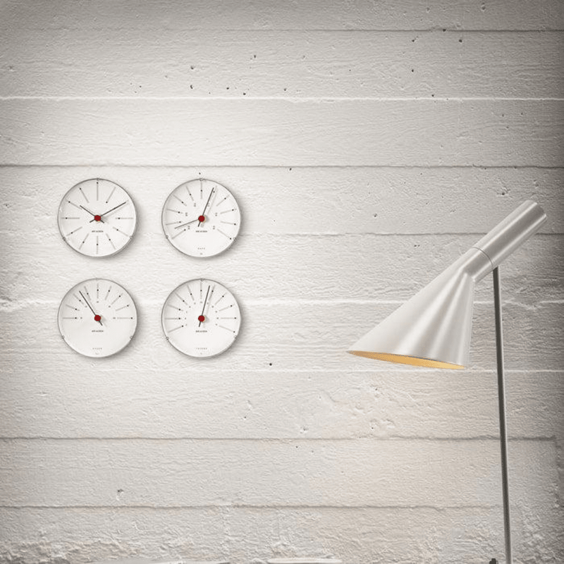 Bankers Clock, 4.7" Decor Arne Jacobsen 