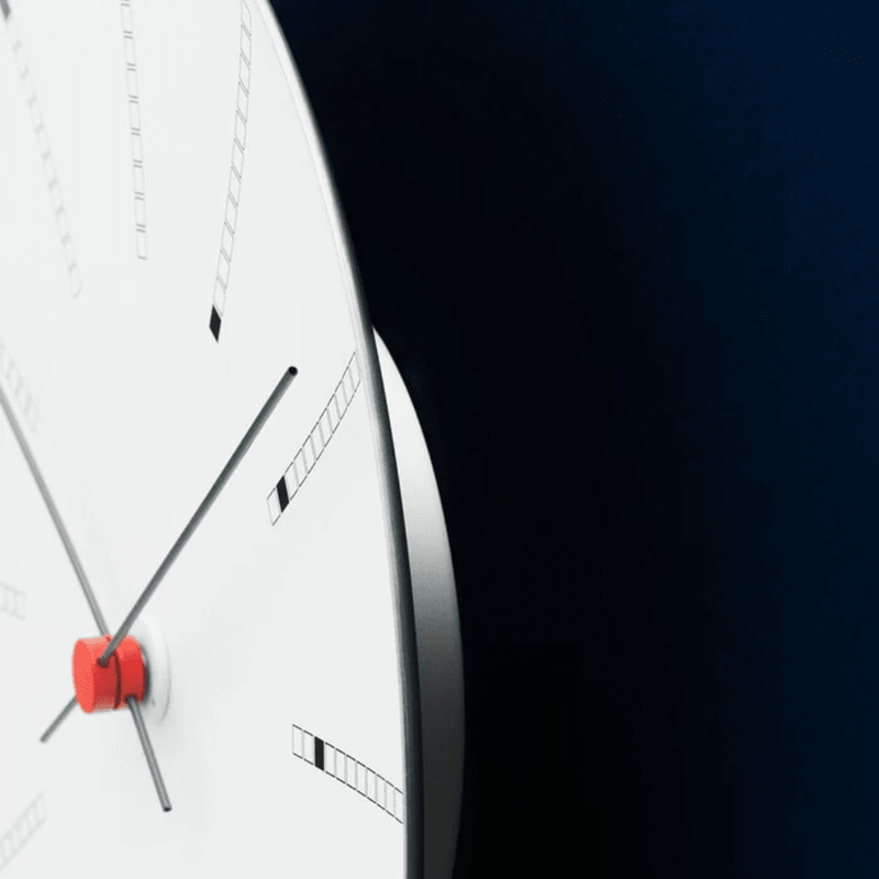 Bankers Clock, 4.7" Decor Arne Jacobsen 