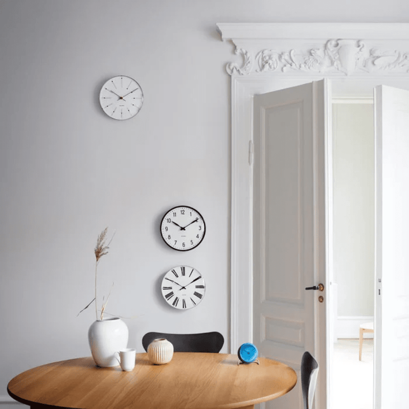 Bankers Wall Clock, 8.3" Decor Arne Jacobsen 