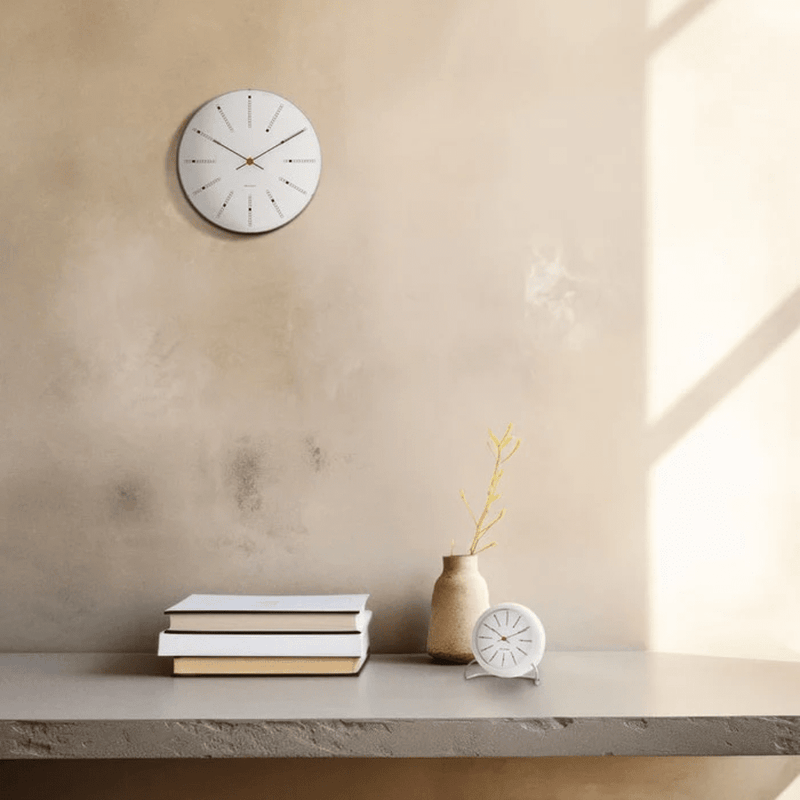 Bankers Wall Clock, 8.3" Decor Arne Jacobsen 