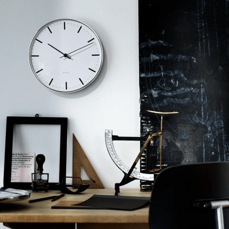 City Hall Clock, 11.4" Decor Arne Jacobsen 