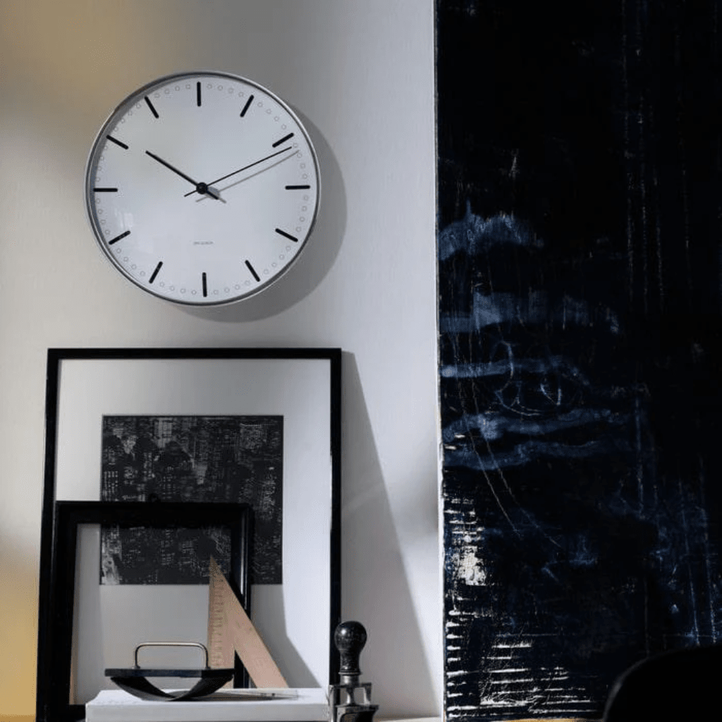 City Hall Clock, 11.4" Decor Arne Jacobsen 