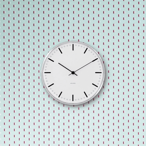 City Hall Clock, 6.5" Decor Arne Jacobsen 