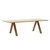 Cross Table with Rectangular Top in Fenix Tables Arper 