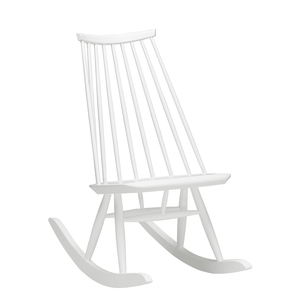 Mademoiselle Rocking Chair rocking chairs Artek White Lacquered 