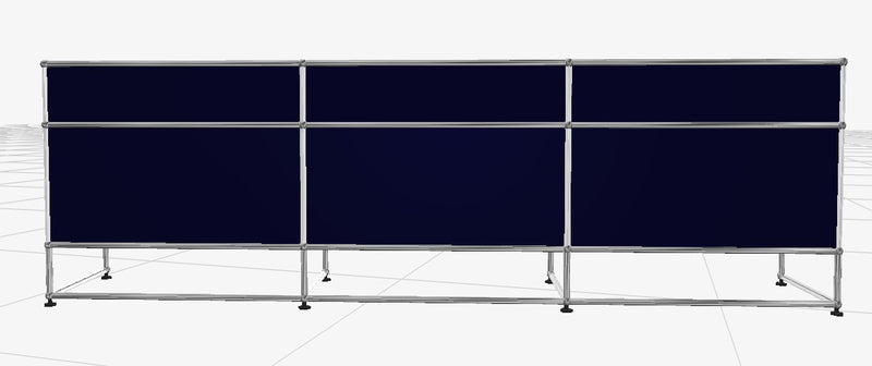 Custom USM Unit -  Chanmi Park 28.14"x 88.58" - STEEL BLUE