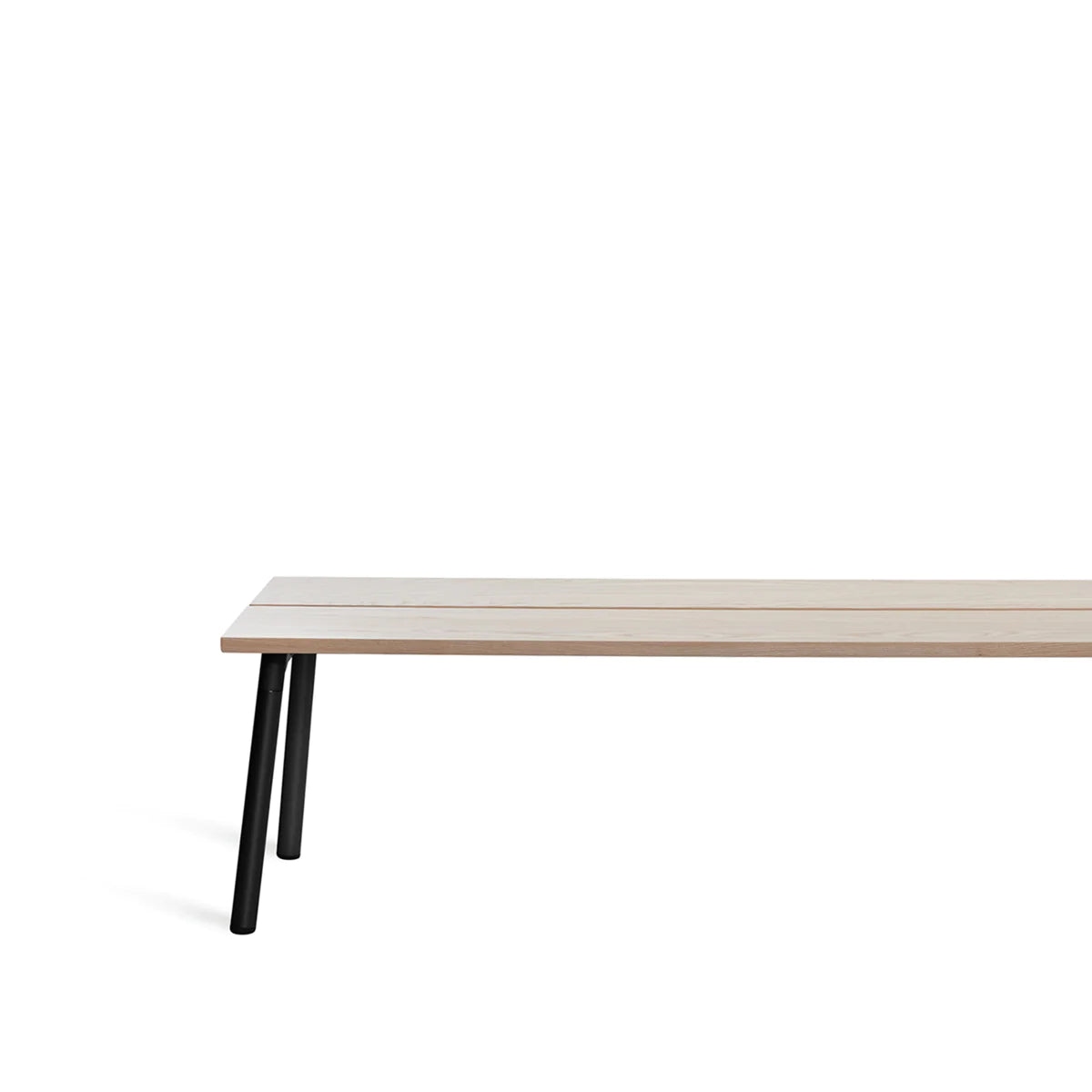 Emeco Run Legs Accessories Emeco Bench Legs Black Powder Coated Aluminum 