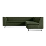 Bonnie and Clyde Sectional Sofa BluDot Vos Evergreen 