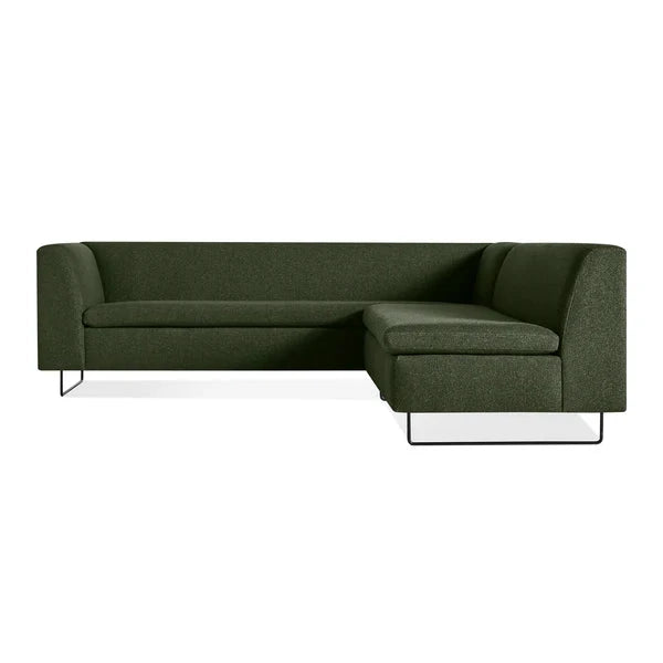 Bonnie and Clyde Sectional Sofa BluDot Vos Evergreen 