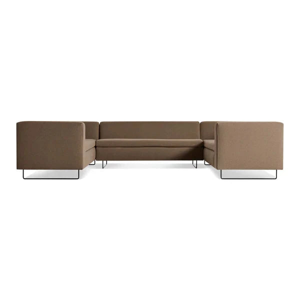 Bonnie and Clyde U-Shaped Sectional Sofa Sofa BluDot Kvadrat Autumn Cardamom 