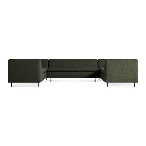 Bonnie and Clyde U-Shaped Sectional Sofa Sofa BluDot Vos Evergreen 