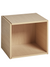 Bricks Cube storage Woud Cube (Open) White Pigmented Oak 