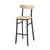 Emeco Utility Stool Chair Emeco Bar Height Black Powder Coated Accoya