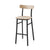 Emeco Utility Stool Chair Emeco Bar Height Black Powder Coated Ash