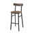 Emeco Utility Stool Chair Emeco Bar Height Black Powder Coated Walnut