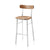 Emeco Utility Stool Chair Emeco Bar Height Hand Brushed White Oak