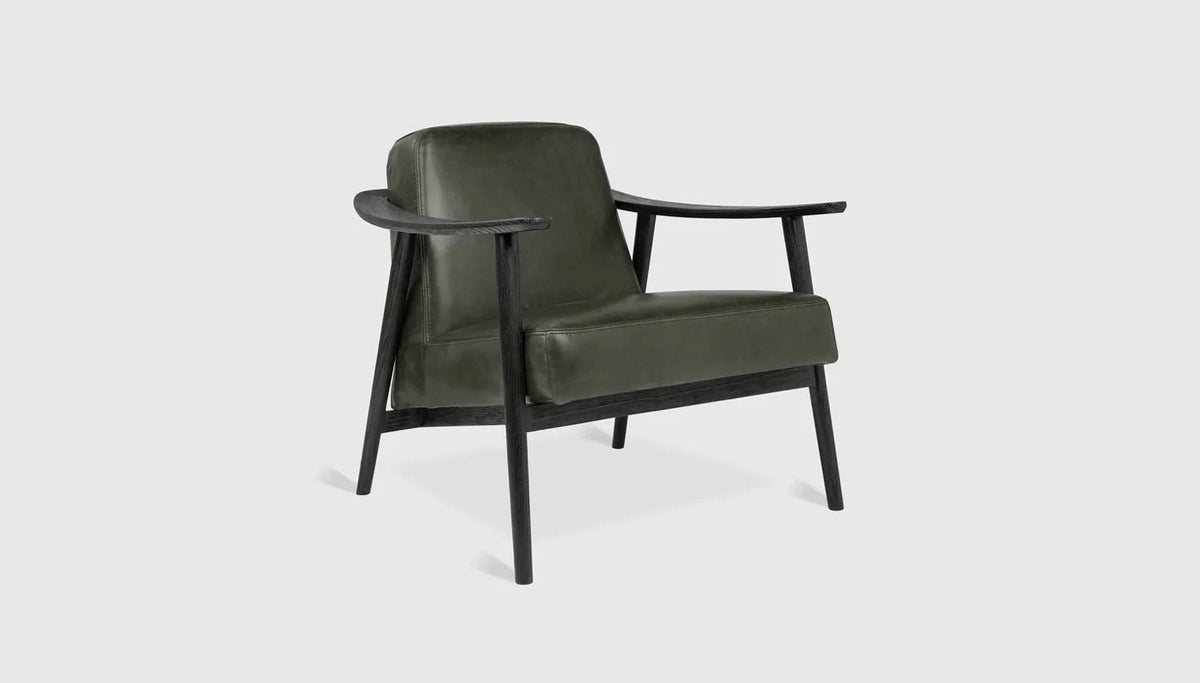 Baltic Chair Chair Gus Modern Tucson Char Leather Black Ash 