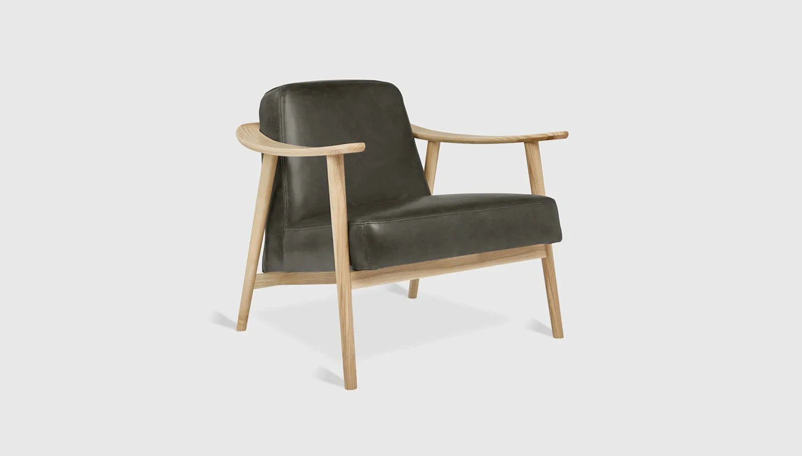 Baltic Chair Chair Gus Modern Tucson Char Leather Natural Ash 