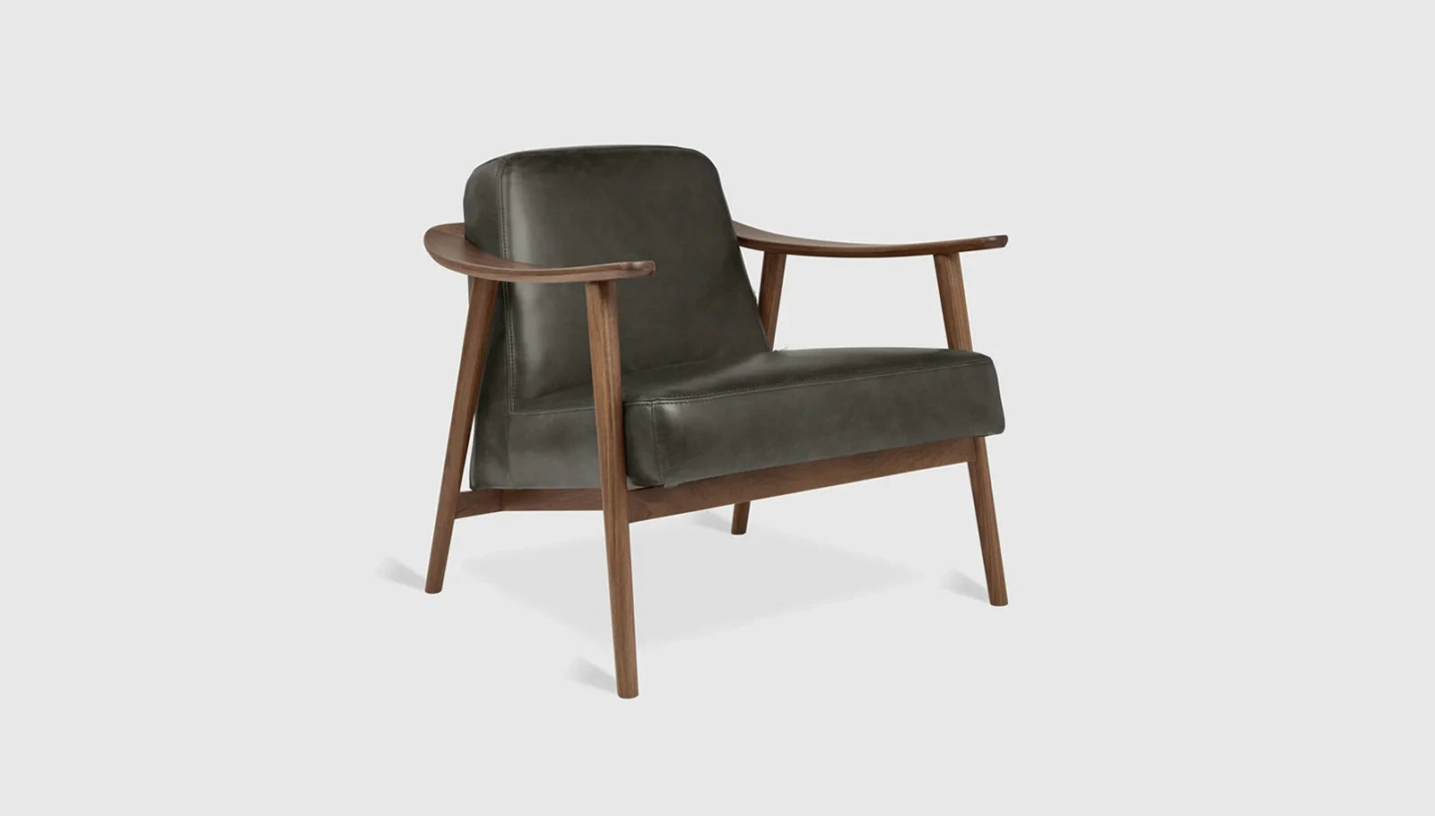 Baltic Chair Chair Gus Modern Tucson Char Leather Classic walnut 