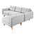 Jane 2 Loft Bi-Sectional Sofa Gus Modern 