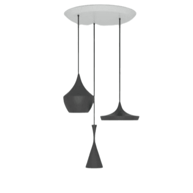 Beat Led Trio Round Pendant System hanging lamps Tom Dixon 