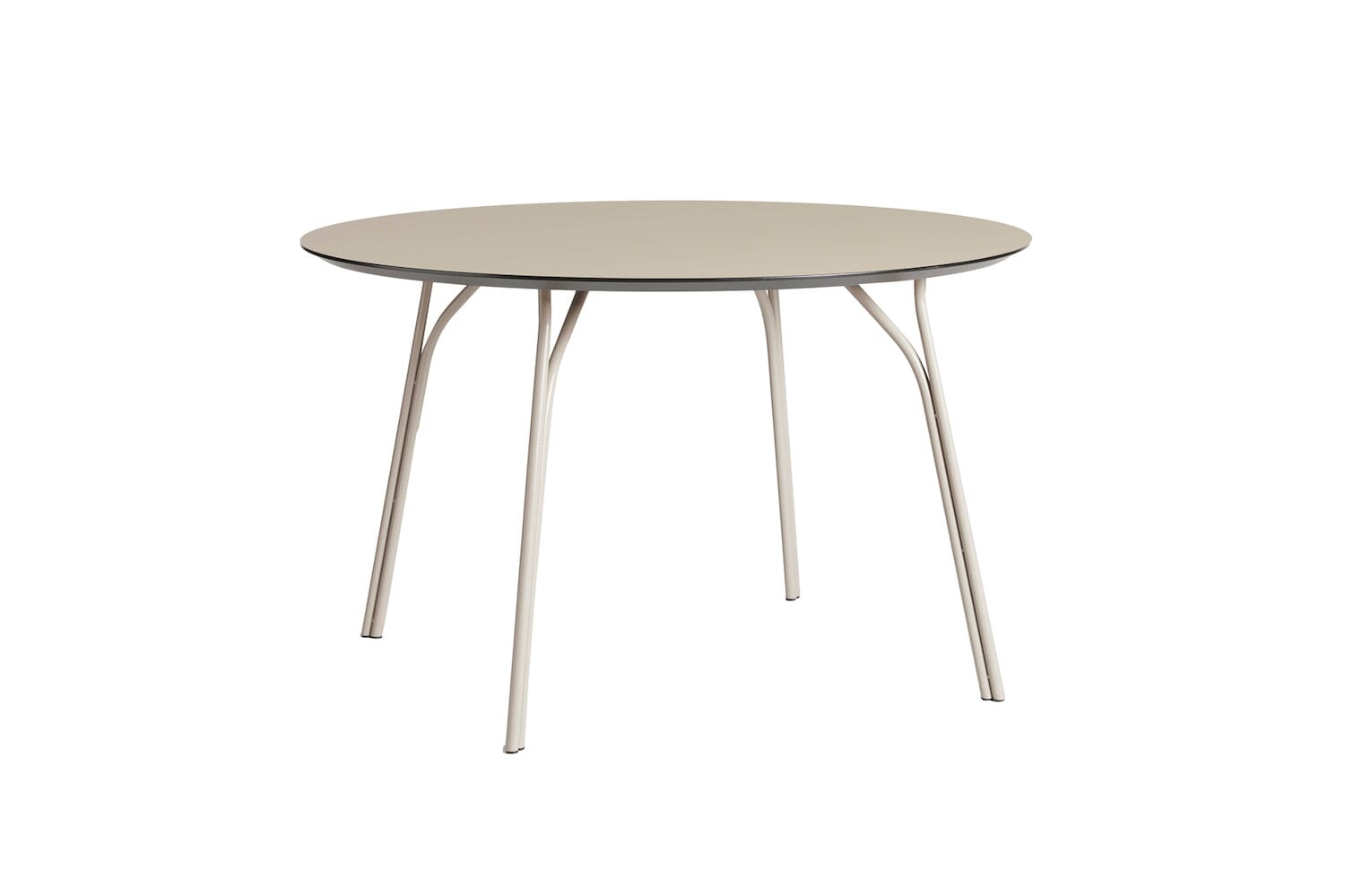 Tree Dining Table Dining Tables Woud Beige Round - 47.2" 