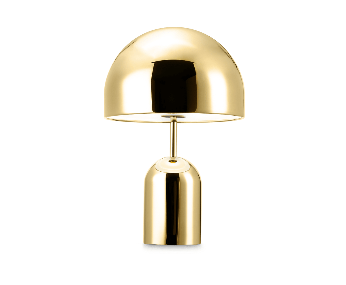 Bell Portable Table Lamp Table Lamps Tom Dixon Gold 