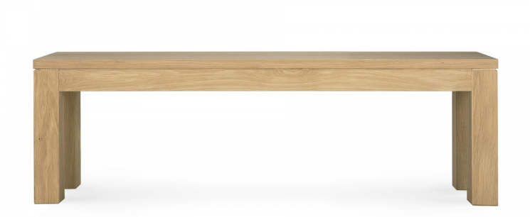 Oak Straight Bench ****MOVING SALE****