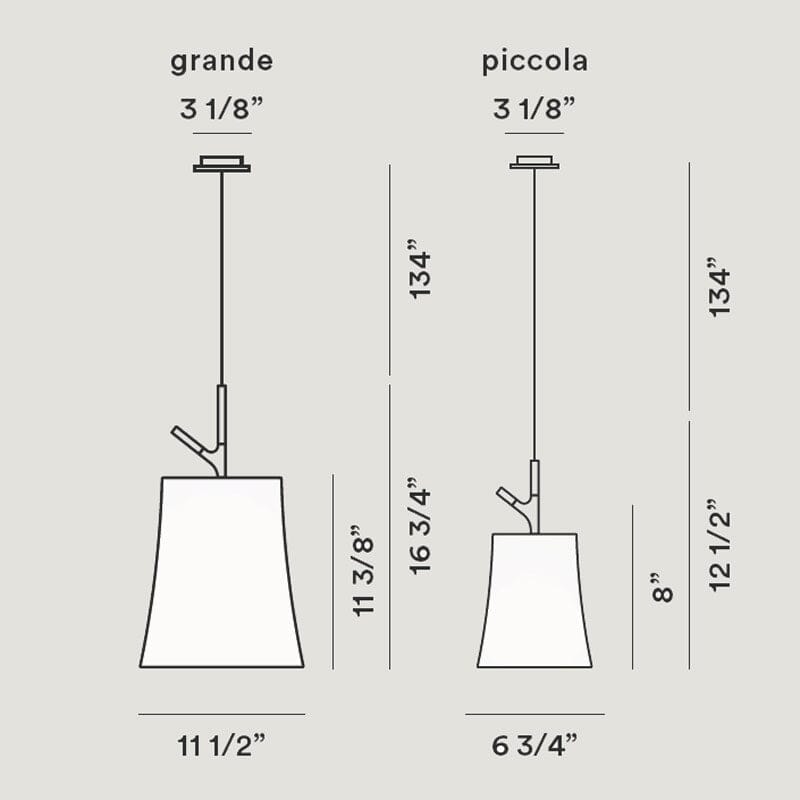 Birdie Suspension Lamp suspension lamps Foscarini 