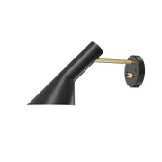 AJ Wall Sconce wall / ceiling lamps Louis Poulsen Without Switch Black/Brass 