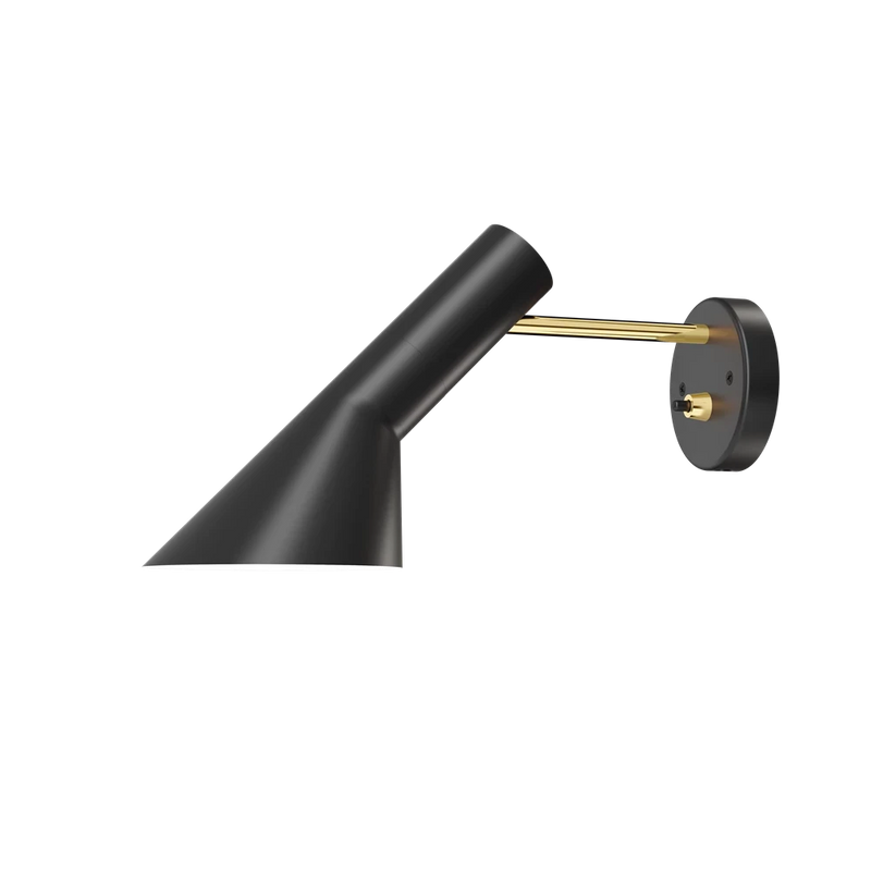 AJ Wall Sconce wall / ceiling lamps Louis Poulsen Without Switch Black/Brass 