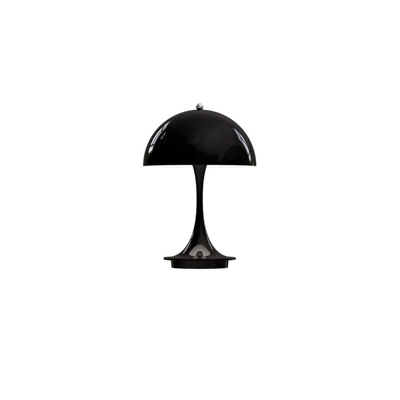 Panthella 160 Portable Table Lamp Table Lamps Louis Poulsen Black 