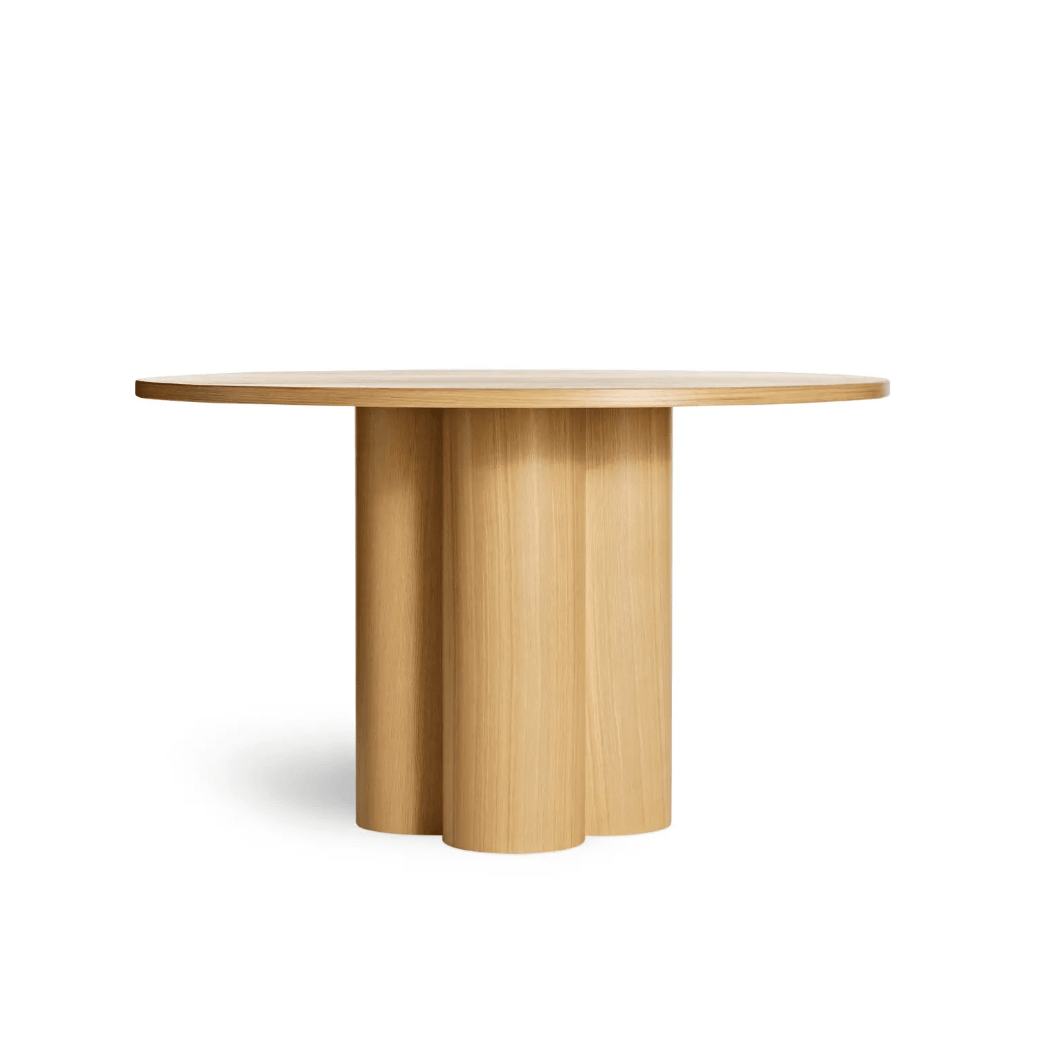 4/4 Round Dining Table Dining Tables BluDot Small White Oak 